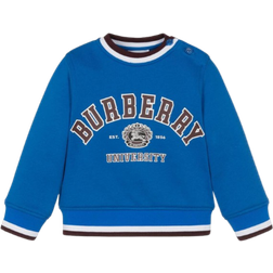 Burberry Baby's Cotton Varsity Sweatshirt - Blue