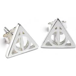 The Carat Shop Harry Potter Sterling Silver Deathly Hallows Stud Earrings