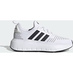 Adidas Children's Swift Run Shoes - Cloud White/Core Black/Gray Two