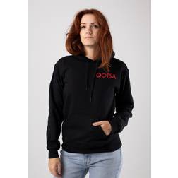 Queens Of The Stone Age In Times New Roman Snake Logo Hooded zip black