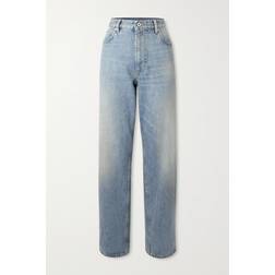 Bottega Veneta High-Rise Straight Jeans - Blue