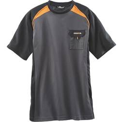 Terratrend job t-shirt grau/schwarz/orange