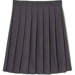 French Toast Girls' Pleated Skirt, Heather Gray, 6,Little Girls