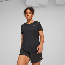 Puma Damen Run Favorite Ss Tee W T-Stück, Schwarz