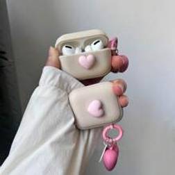Shein Heart Decor Case Compatible With Airpods