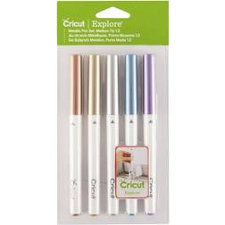 Cricut Metallic Pen Set Medium Tip 1.0mm 5-pack