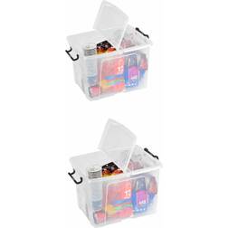 Strata Smart Clear with Folding Lid Storage Box