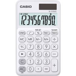 Casio SL-310UC-WE Calculator, 0.8 x 7 x 11.8 cm, White