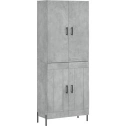 vidaXL Highboard Concrete Grey Sideboard 180x69.5cm