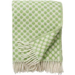 Klippan Yllefabrik Gotland Dots Teppe Grønn (200x130cm)