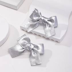 Shein Girls Sparkling Bow Hair Clips