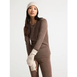 Lindex Top Merino Wool Ls - Beige