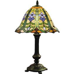 Clayre & Eef Florale Tischlampe 48cm