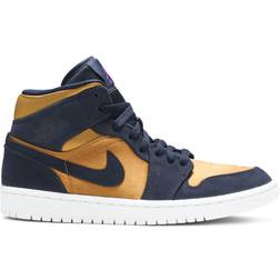 Nike Air Jordan 1 Mid SE Premium M - Stain Gold/Obsidian/White