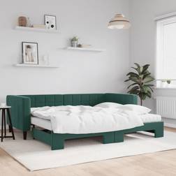 vidaXL Tagesbett Ausziehbar mit Matratzen 90 x 200 cm Sofa