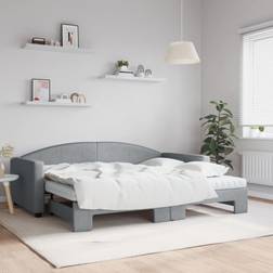 vidaXL Tagesbett Ausziehbar mit Matratze 90 x 200 cm Sofa
