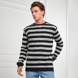 Shein Manfinity Homme Men Striped Pattern Sweater