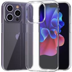 Hurtel iPhone 15 Pro Mobilskal Ultra Clear Transparent