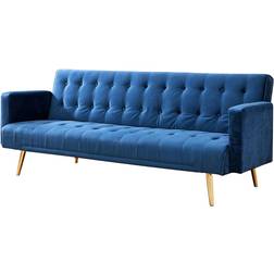 Home Details Velvet Sofa 191cm 3 Seater