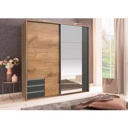 WIMEX Emden Graphite Oak Armoire 179x198cm