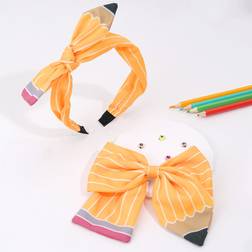 Shein 2pcs Back To School Pencil Hair Accessories Set
