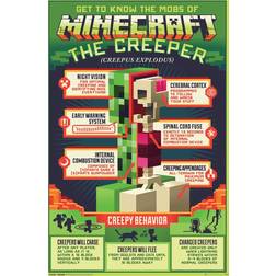 GB Eye Minecraft Creepy Poster