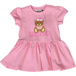 Moschino Baby's Teddy Bear Print Dress - Rose