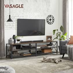 Vasagle LTV096B01 Rustic Brown&Black TV Bench 178x52cm