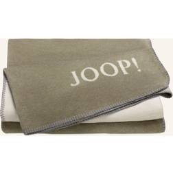 Joop! Wohndecke Kuscheldecke 150x200 cm Melange Doubleface Oliv Natur 781864 Coperta Verde (200x150cm)