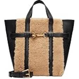 Liebeskind Mara Shearling S Handbag - Brown/Black