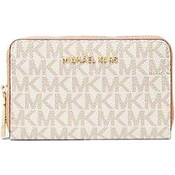 Michael Kors Small Logo Wallet - Vanilla/Soft Pink