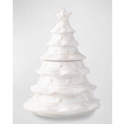 Juliska Berry & Thread Whitewash Christmas Tree Biscuit Jar