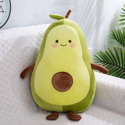Shein 1pc Flannelette Decorative Pillow, Avocado Shaped Decorative Pillow For Home, All Season Komplett dekorationskudde Grön (114.3x88.9cm)