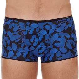 Hom Temptation Quentin Immersive Flowers Print Boxer Trunk - Blue/Black