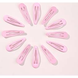 Shein 12pcs Solid Hair Clip