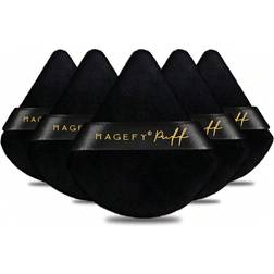 Shein 5pcs Pack Of Velvet Dry-use Triangle Air Cushion Powder Puff