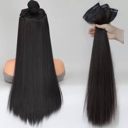 Shein 3pcs Clip In Long Straight Synthetic Hair Extension