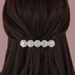 Shein Women Rhinestone Decor Glamorous Hair Clip Royal
