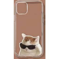 Shein Cool Cat Clear Phone Case