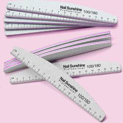 Shein 10pcs Double Sided Emery Board Washable - Acrylic