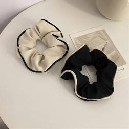Shein 2pcs Women Two Tone Scrunchie