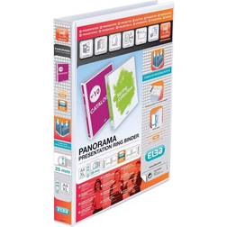 ELBA Panorama Presentation Binder 2 D-Ring 25mm A4 6-pack