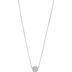 Emporio Armani Kette Circle Pendant Necklace - Silver