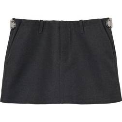 Marc Jacobs Pushlock Mini Skirt - Charcoal
