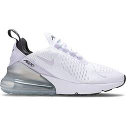Nike Air Max 270 GS - White/Black/Metallic Silver/Pure Violet