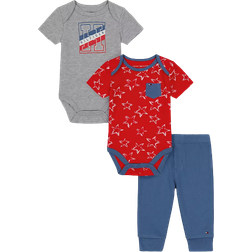 Tommy Hilfiger Baby's Onesie & Pant Set 3pc - Assorted