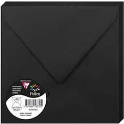 Clairefontaine 50023 C Pack de 20 sobres 16, 50 x 16, 50 x 0, 10 cm, color negro 16, 50 x 16, 50 x 0, 10