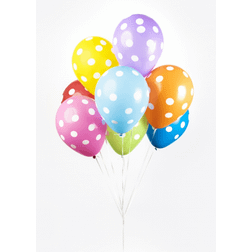 Globos Ballon ø 30 cm Med Prikker