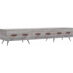 vidaXL 150 x 36 x 30 cm Grå Sonoma-Eg TV-bord