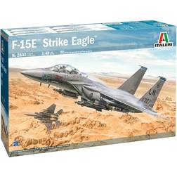 Italeri IT2803 2803 F-15E Strike Eagle, Maßstab 1:48, Plastic Model Kit, Modell aus Kunststoff zum Selbstaufbau, Modellbau